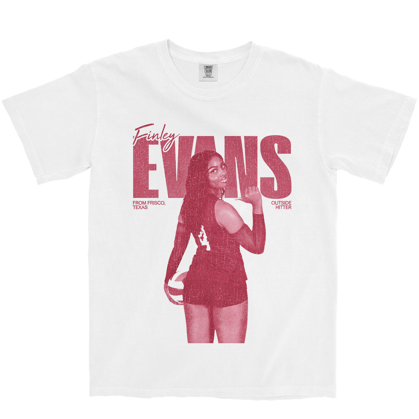 FINLEY EVANS VINTAGE WHITE TEE
