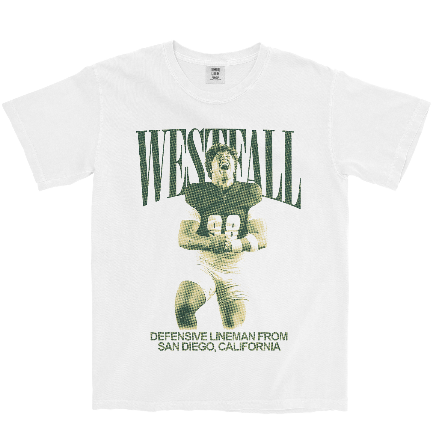 LUKE WESTFALL VINTAGE WHITE TEE