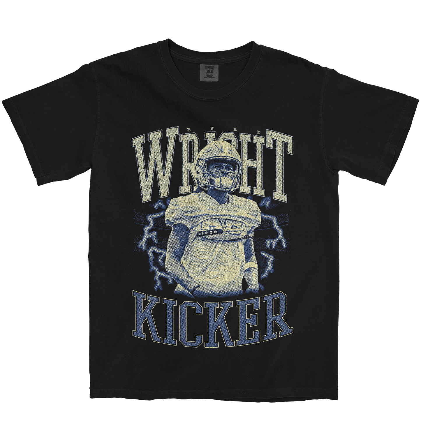 KYLE WRIGHT VINTAGE BLACK TEE