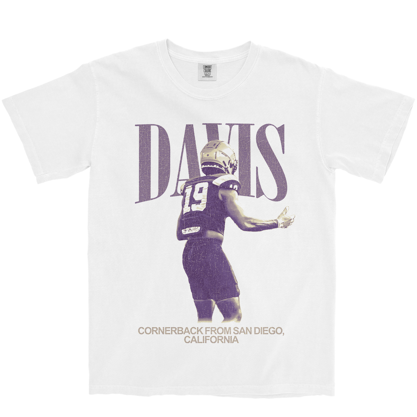 CYRIS DAVIS VINTAGE WHITE TEE