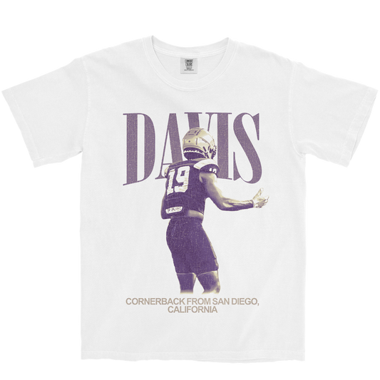 CYRIS DAVIS VINTAGE WHITE TEE