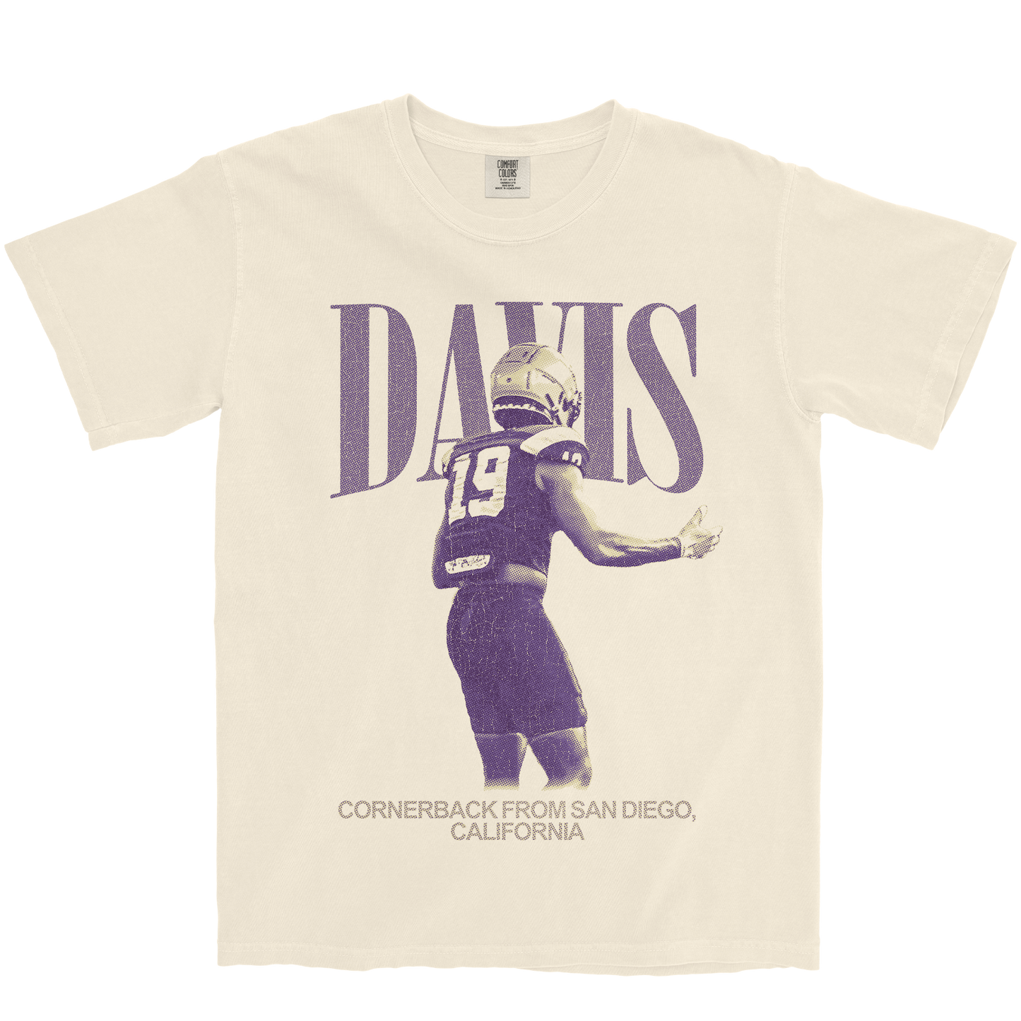 CYRIS DAVIS VINTAGE IVORY TEE