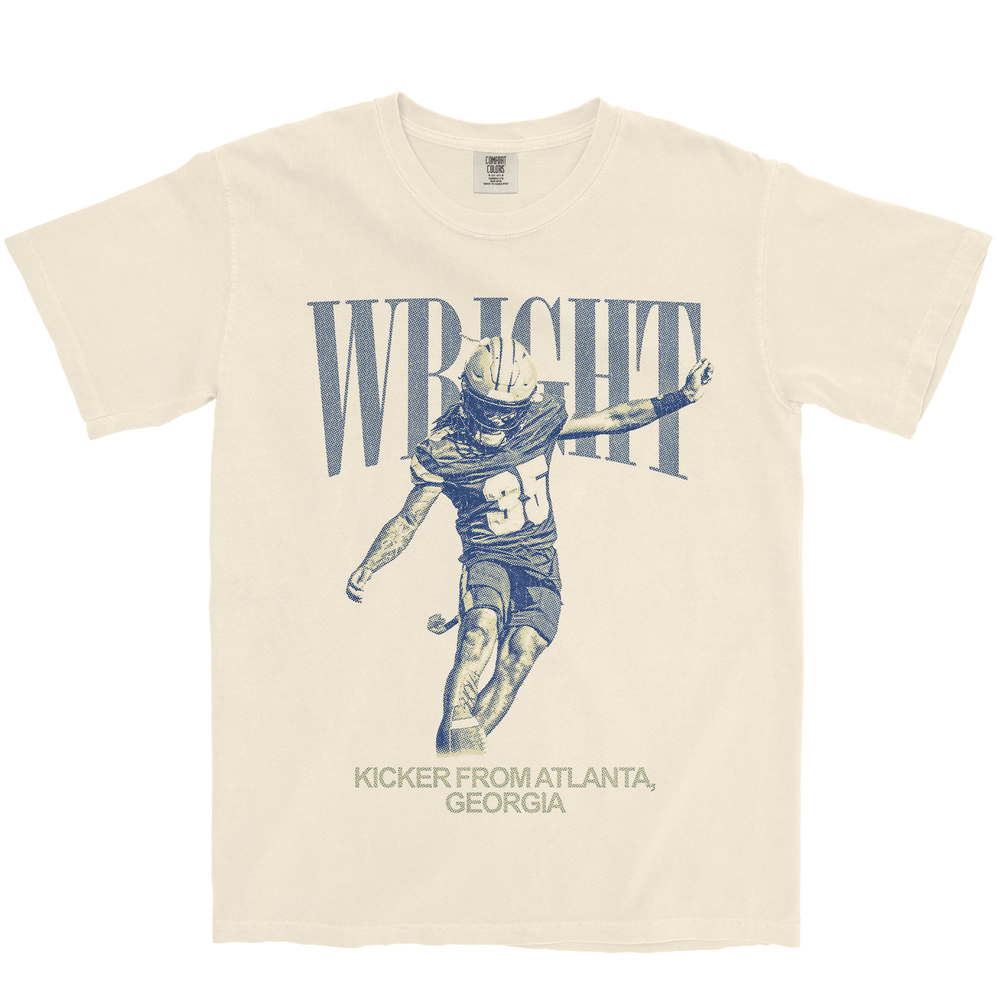 KYLE WRIGHT VINTAGE IVORY TEE