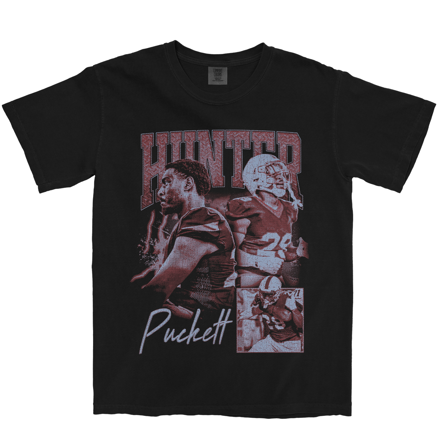 HUNTER PUCKETT GRAPHIC BLACK TEE