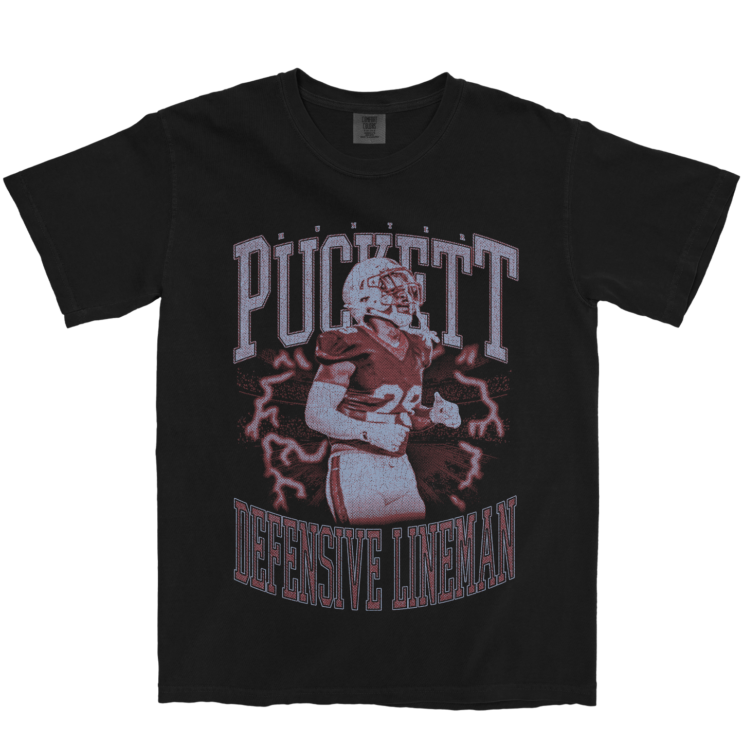 HUNTER PUCKETT VINTAGE BLACK TEE