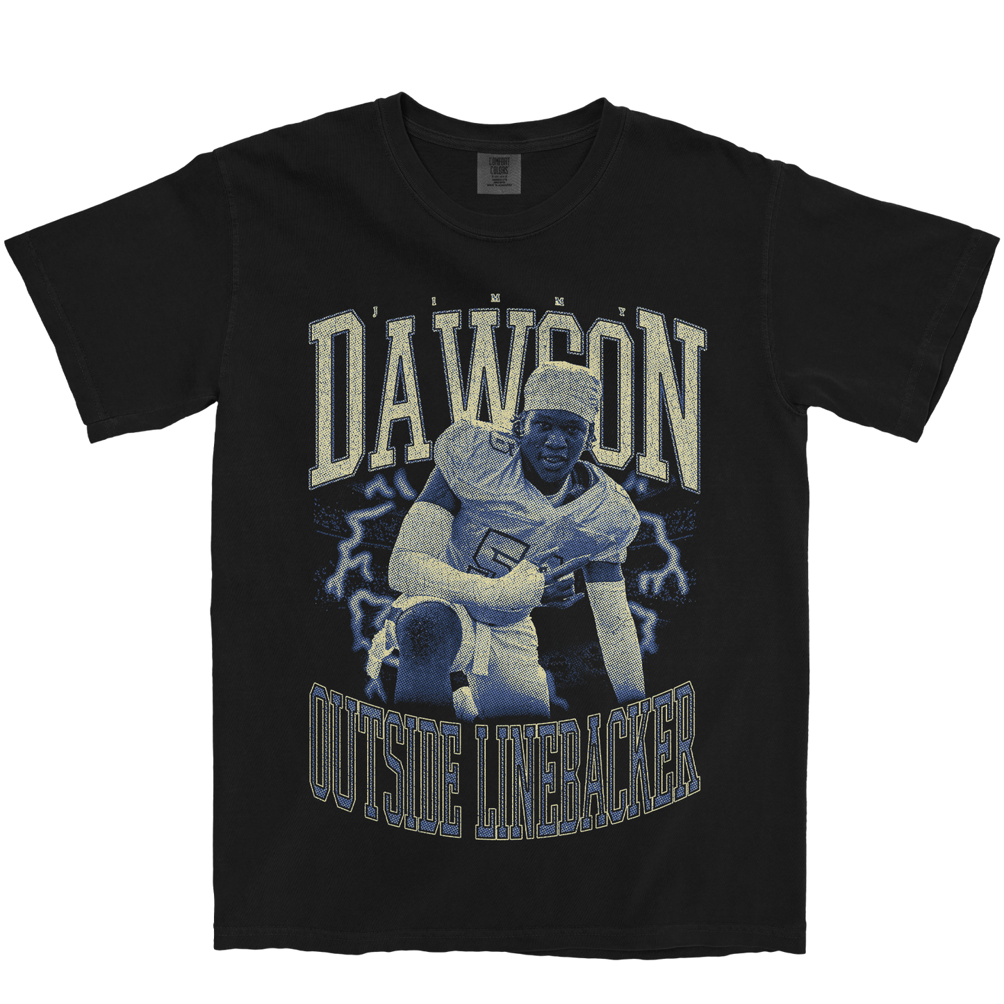 JIMMY DAWSON VINTAGE BLACK TEE