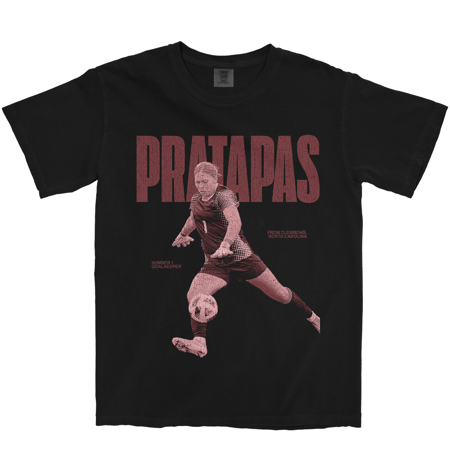 OLIVIA PRATAPAS VINTAGE BLACK TEE