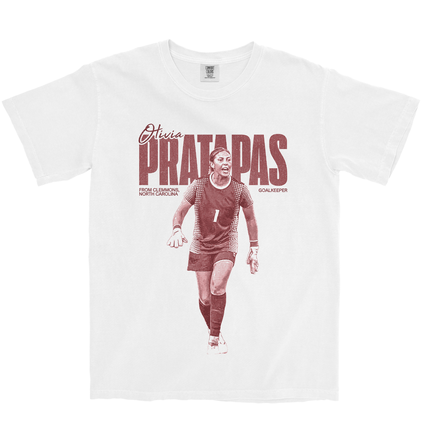 OLIVIA PRATAPAS VINTAGE WHITE TEE