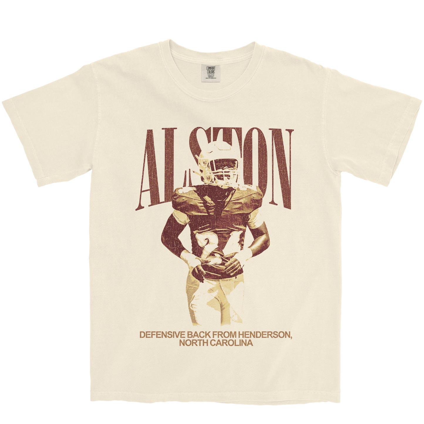 ISMAN ALSTON VINTAGE IVORY TEE