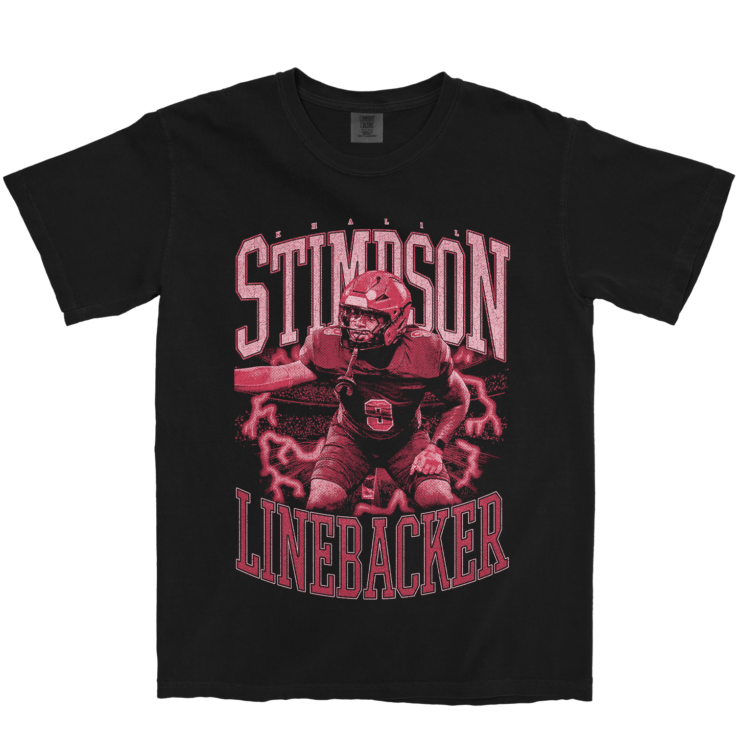 KHALIL STIMPSON VINTAGE BLACK TEE
