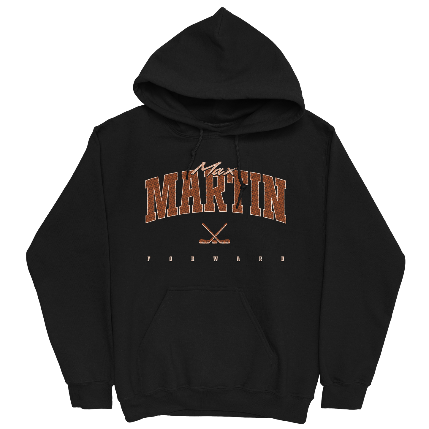 MAX MARTIN HOCKEY BLACK HOODIE