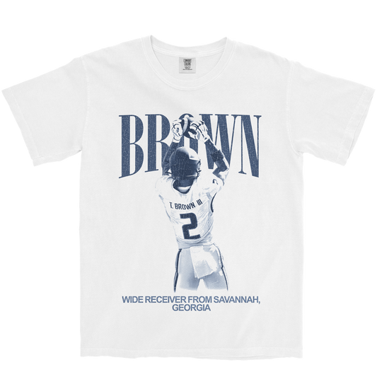 TRE BROWN III VINTAGE WHITE TEE