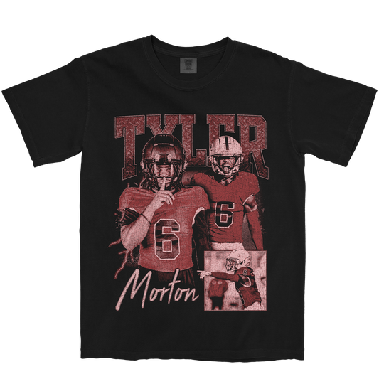 TYLER MORTON GRAPHIC BLACK TEE