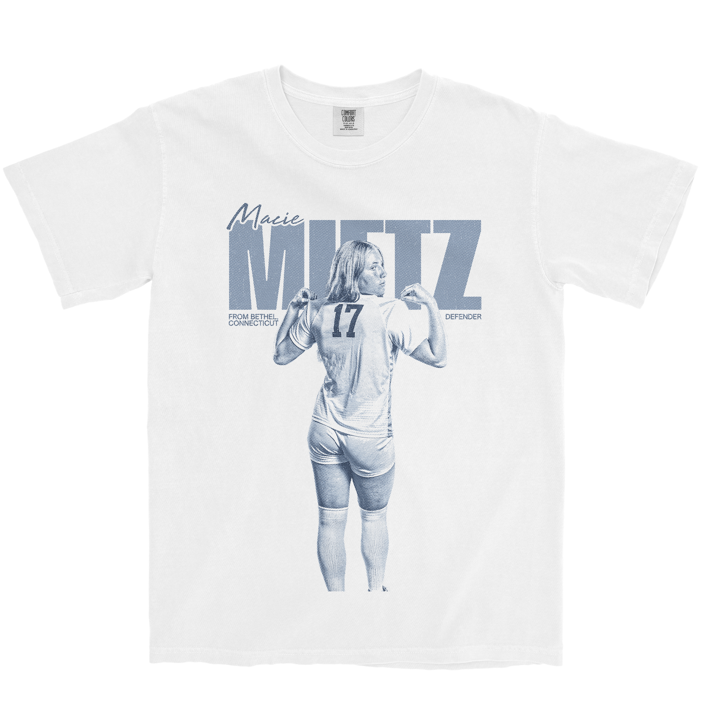 MACIE MIETZ VINTAGE WHITE TEE