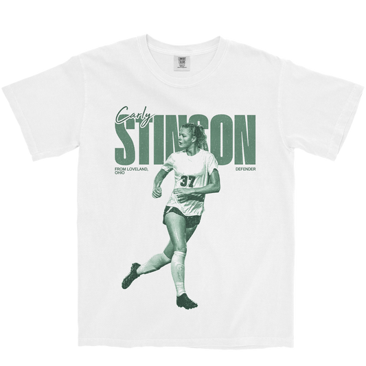 CARLY STINSON RETRO WHITE TEE