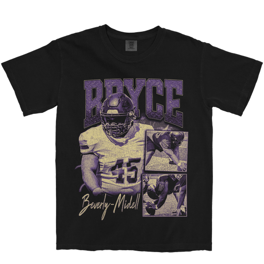 BRYCE BEVERLY-MIDELL GRAPHIC BLACK TEE