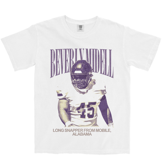 BRYCE BEVERLY-MIDELL VINTAGE WHITE TEE