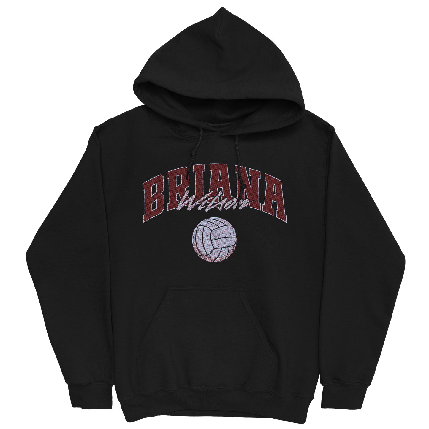 BRIANA WILSON VOLLEYBALL BLACK HOODIE