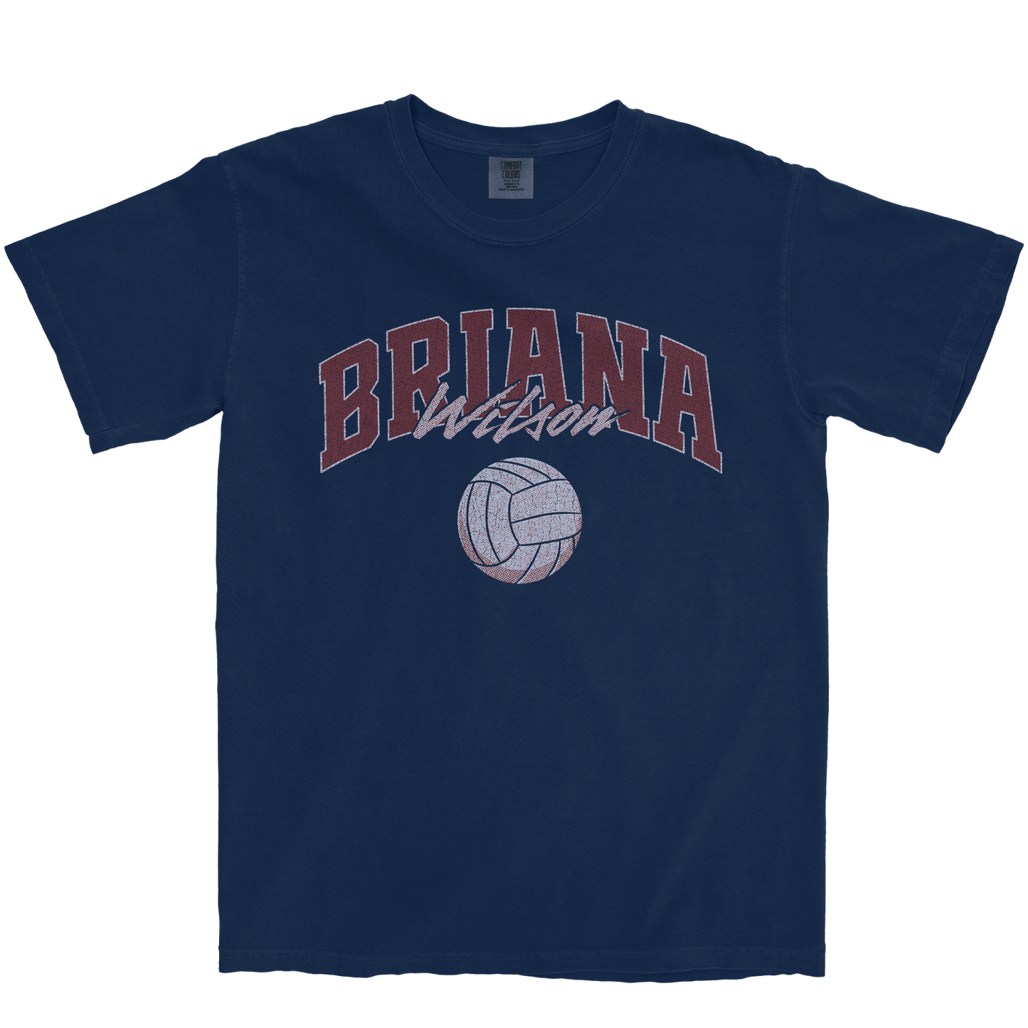 BRIANA WILSON VOLLEYBALL NAVY TEE