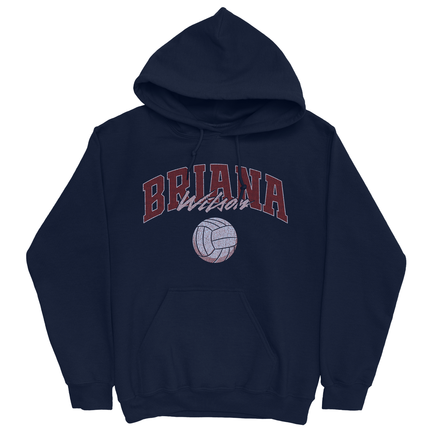 BRIANA WILSON VOLLEYBALL NAVY HOODIE