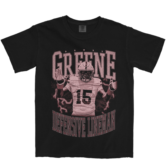 DEWEY GREENE VINTAGE BLACK TEE