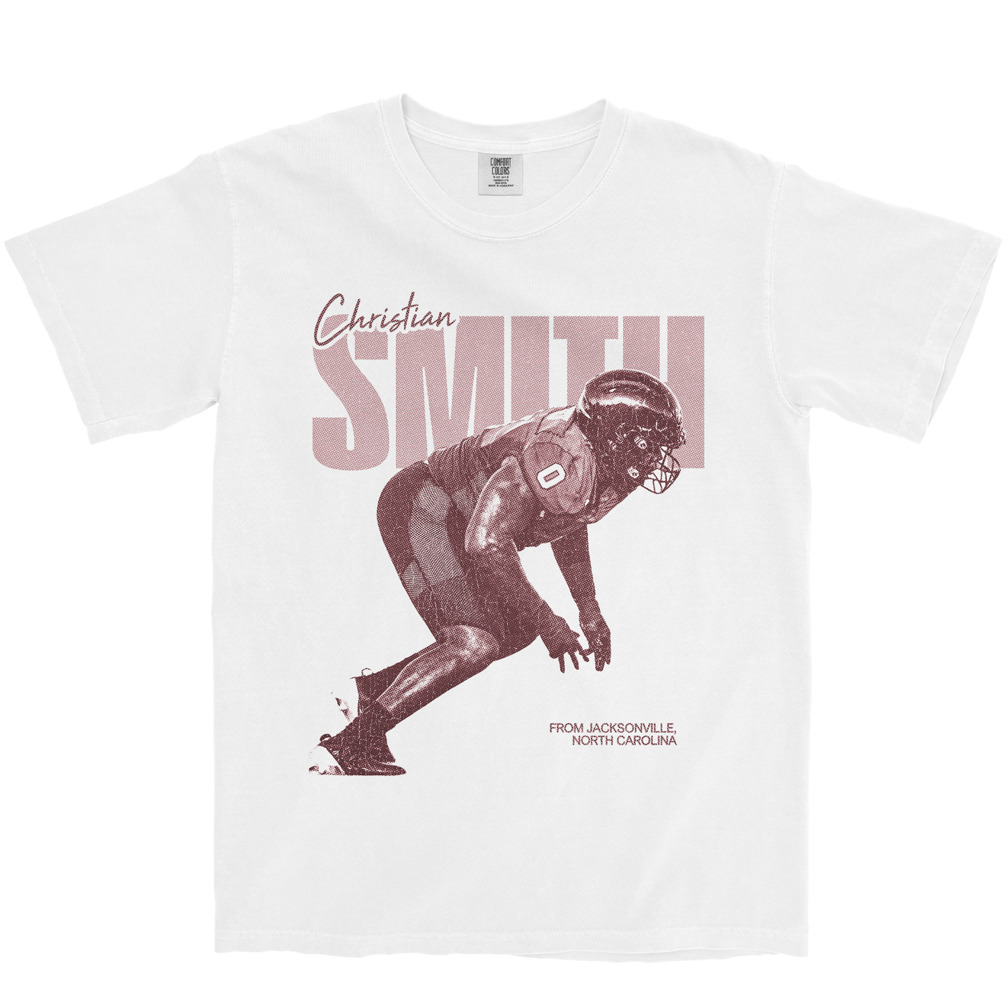 CHRISTIAN SMITH VINTAGE WHITE TEE