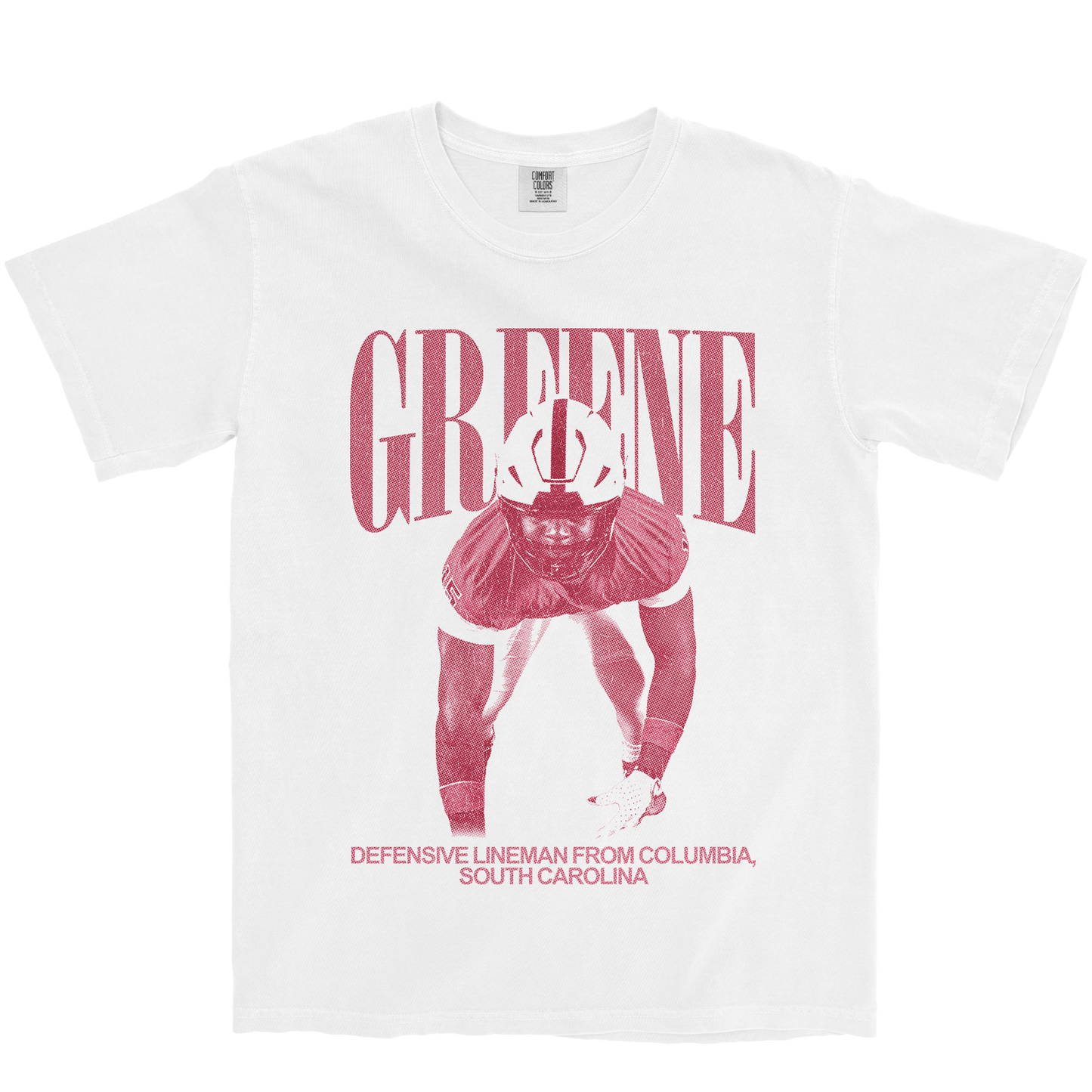 DEWEY GREENE VINTAGE WHITE TEE