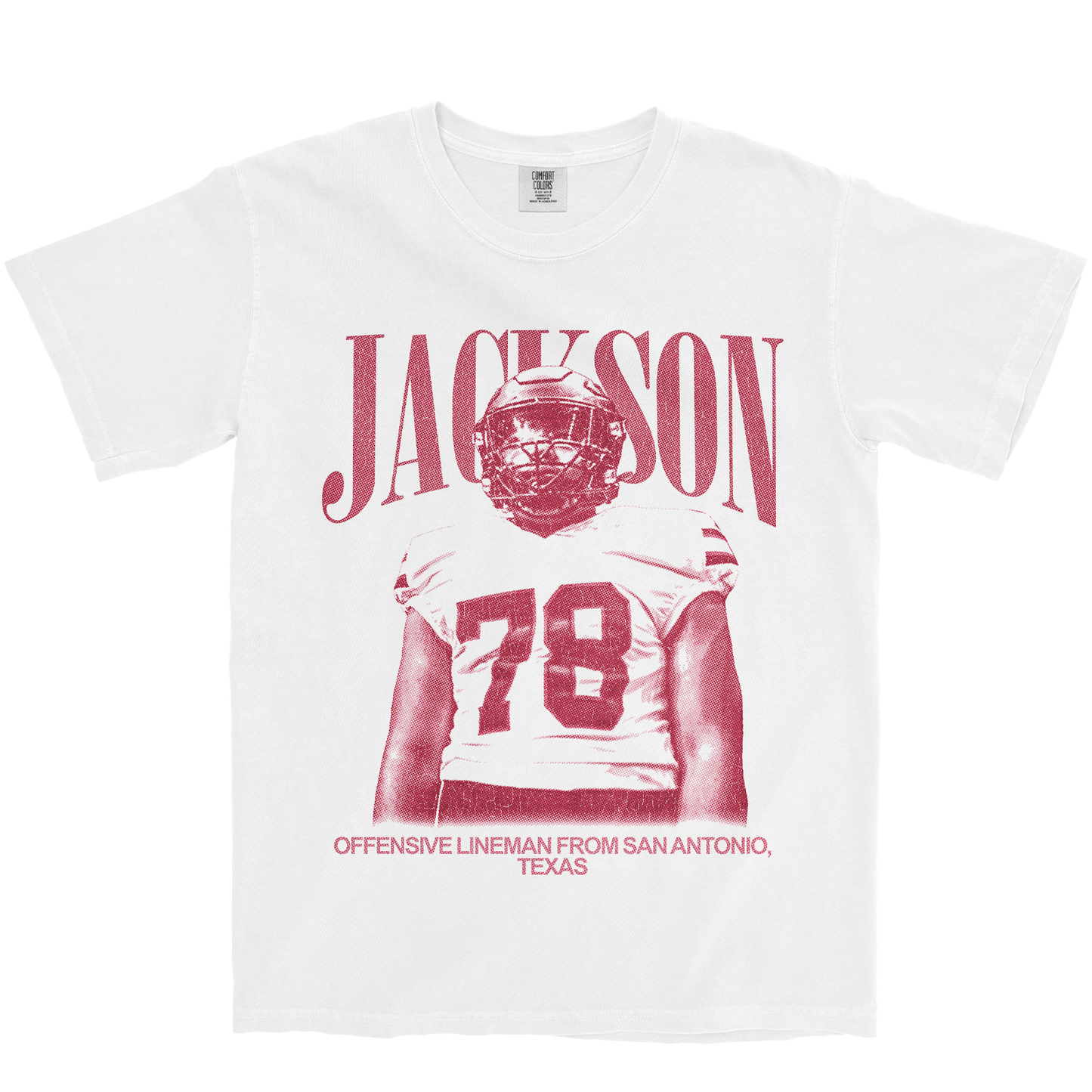 BRANON JACKSON VINTAGE WHITE TEE