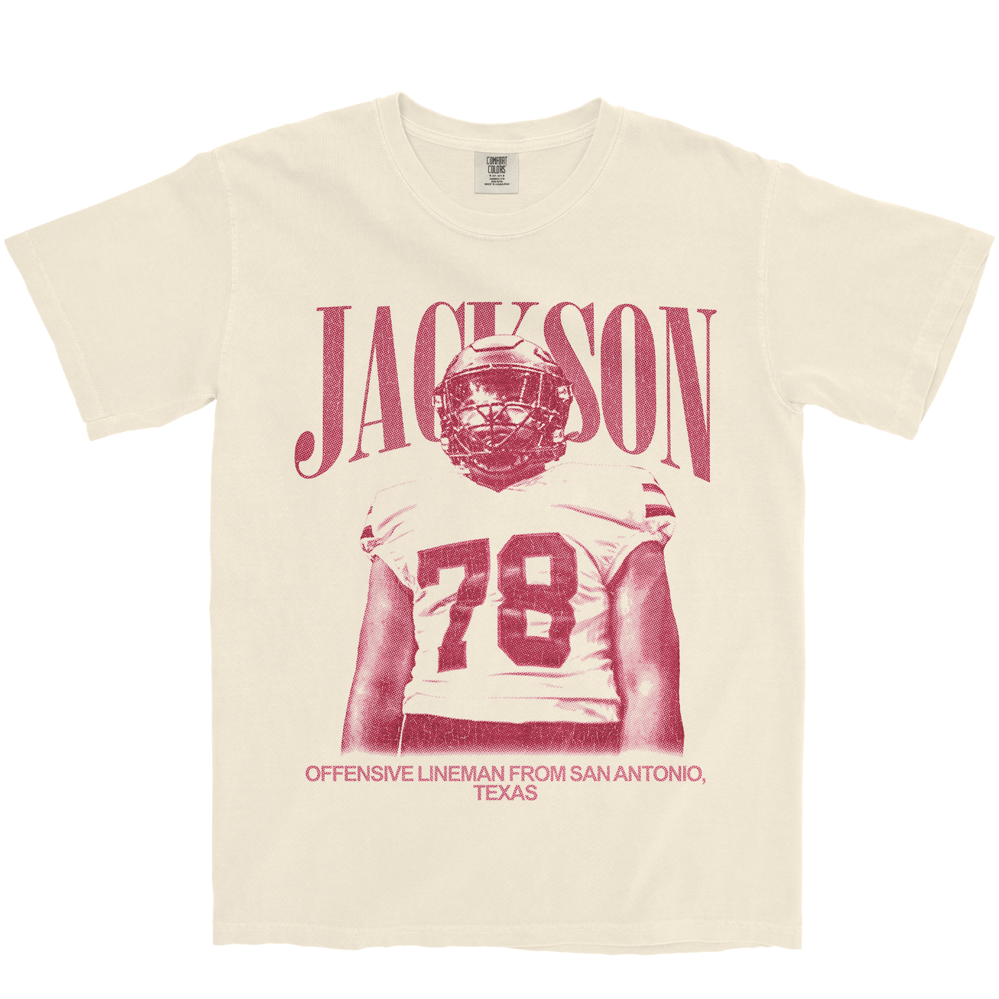 BRANON JACKSON VINTAGE IVORY TEE
