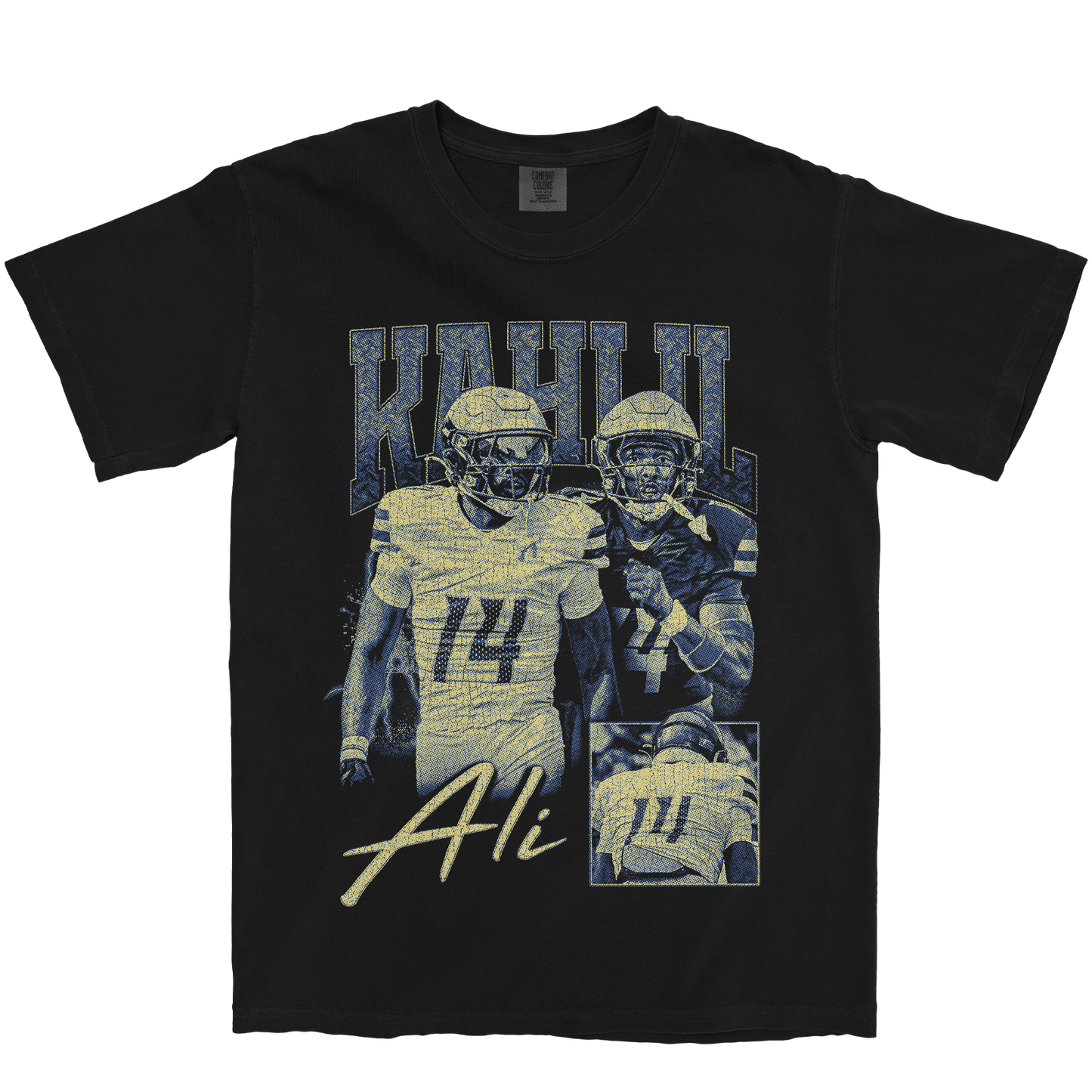 KAHLIL ALI GRAPHIC BLACK TEE