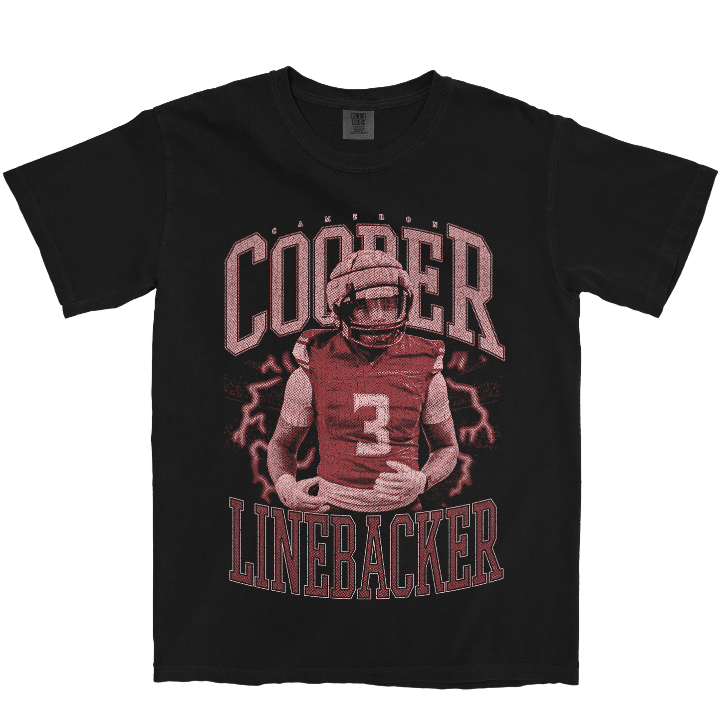 CAMERON COOPER VINTAGE BLACK TEE