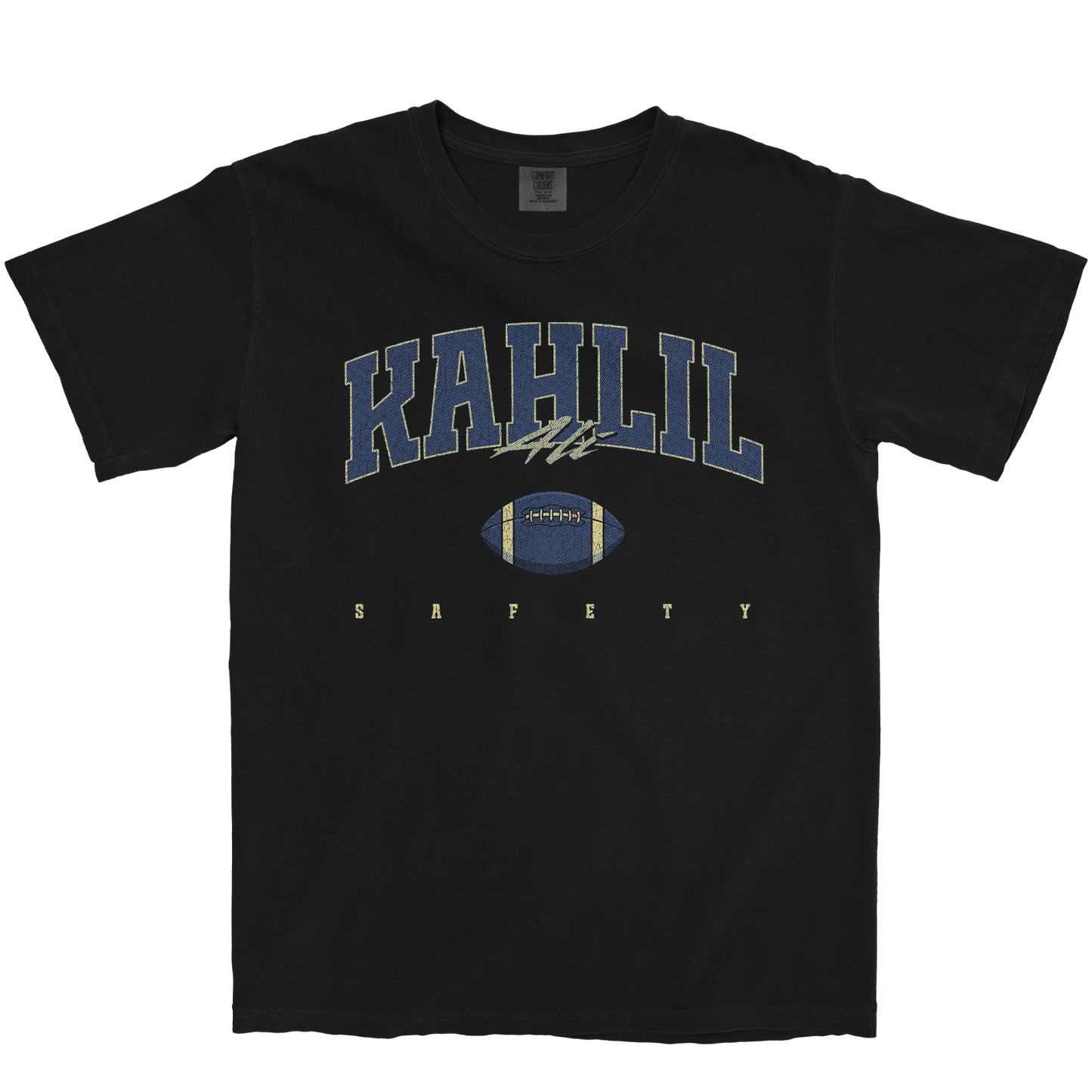 KAHLIL ALI FOOTBALL BLACK TEE