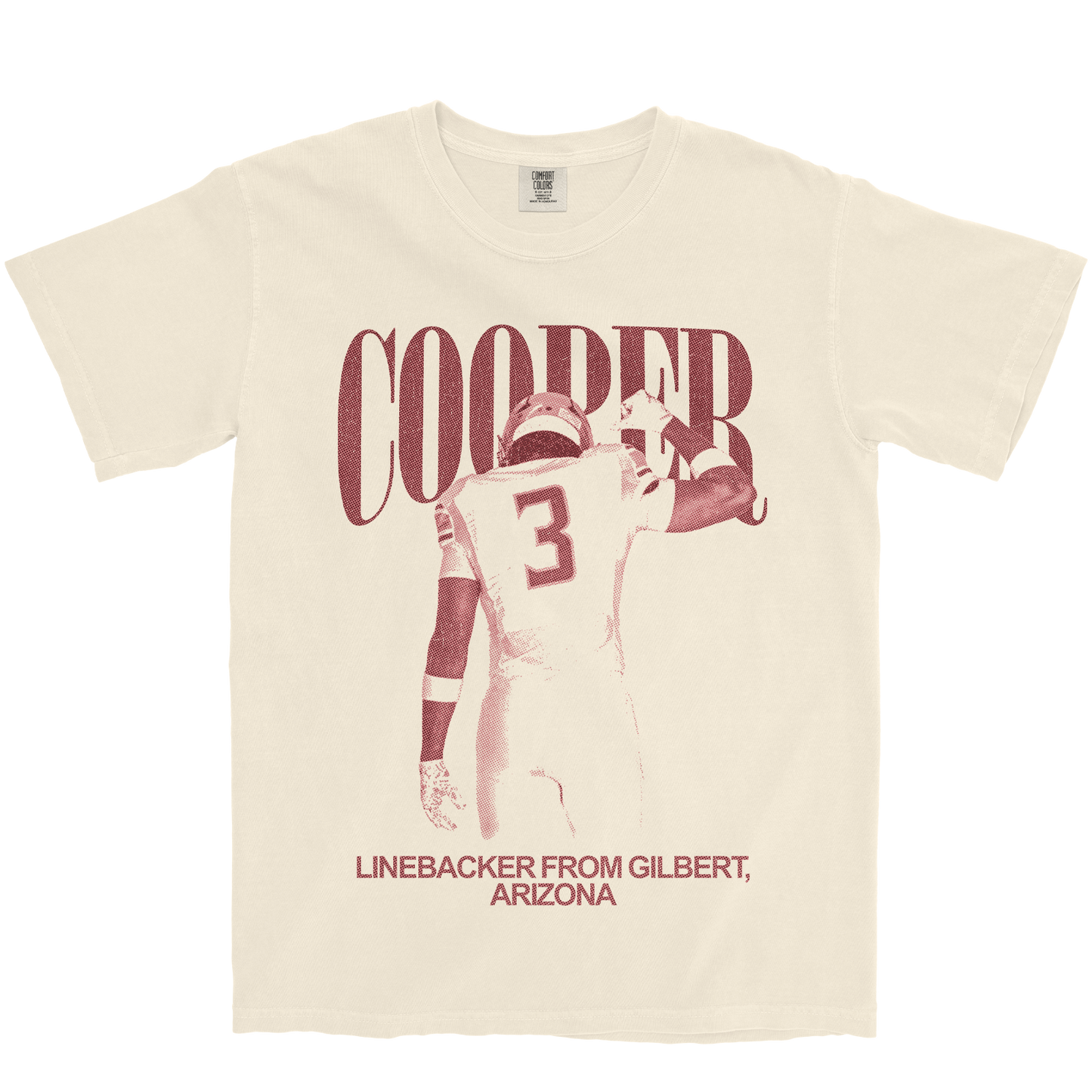 CAMERON COOPER VINTAGE IVORY TEE
