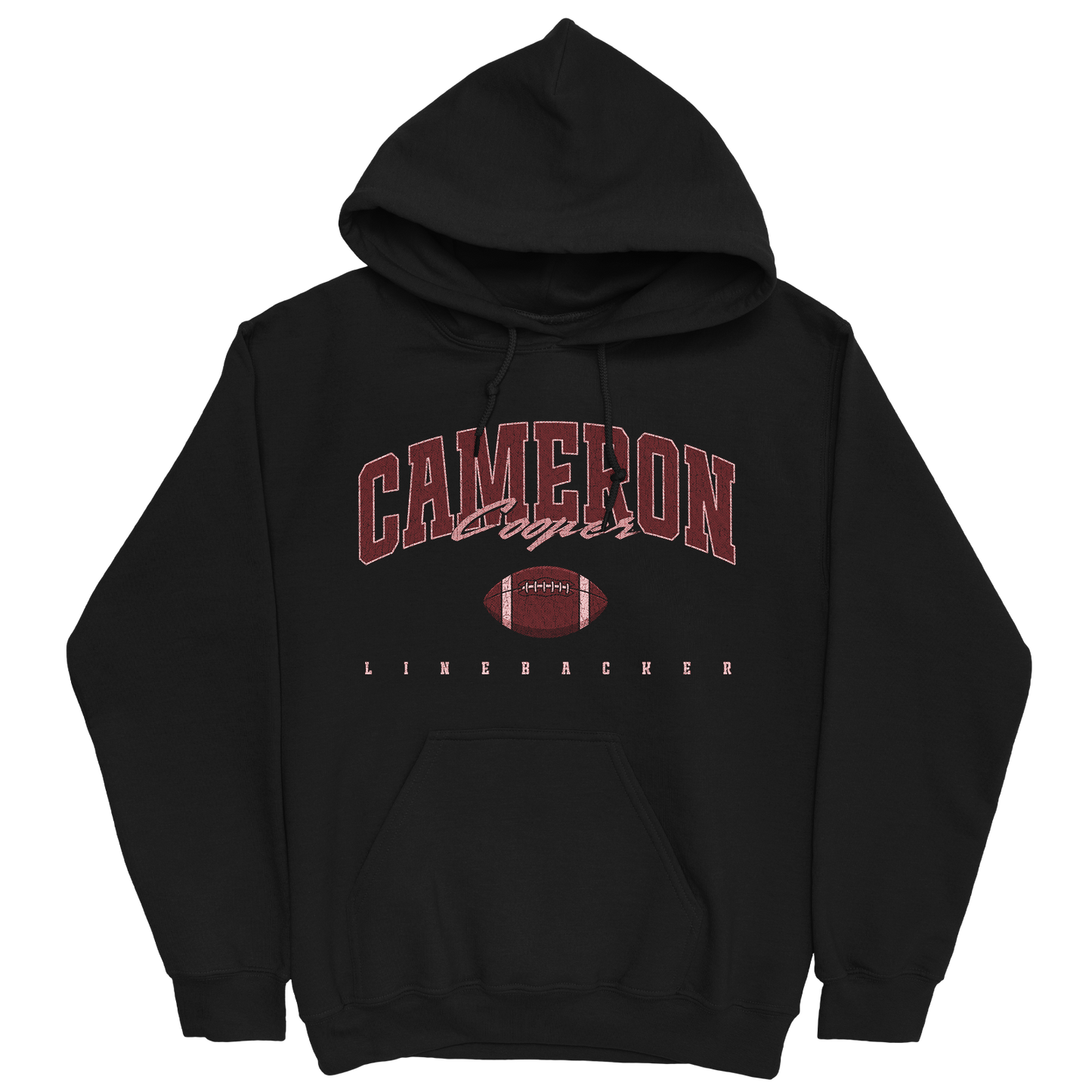 CAMERON COOPER FOOTBALL BLACK HOODIE