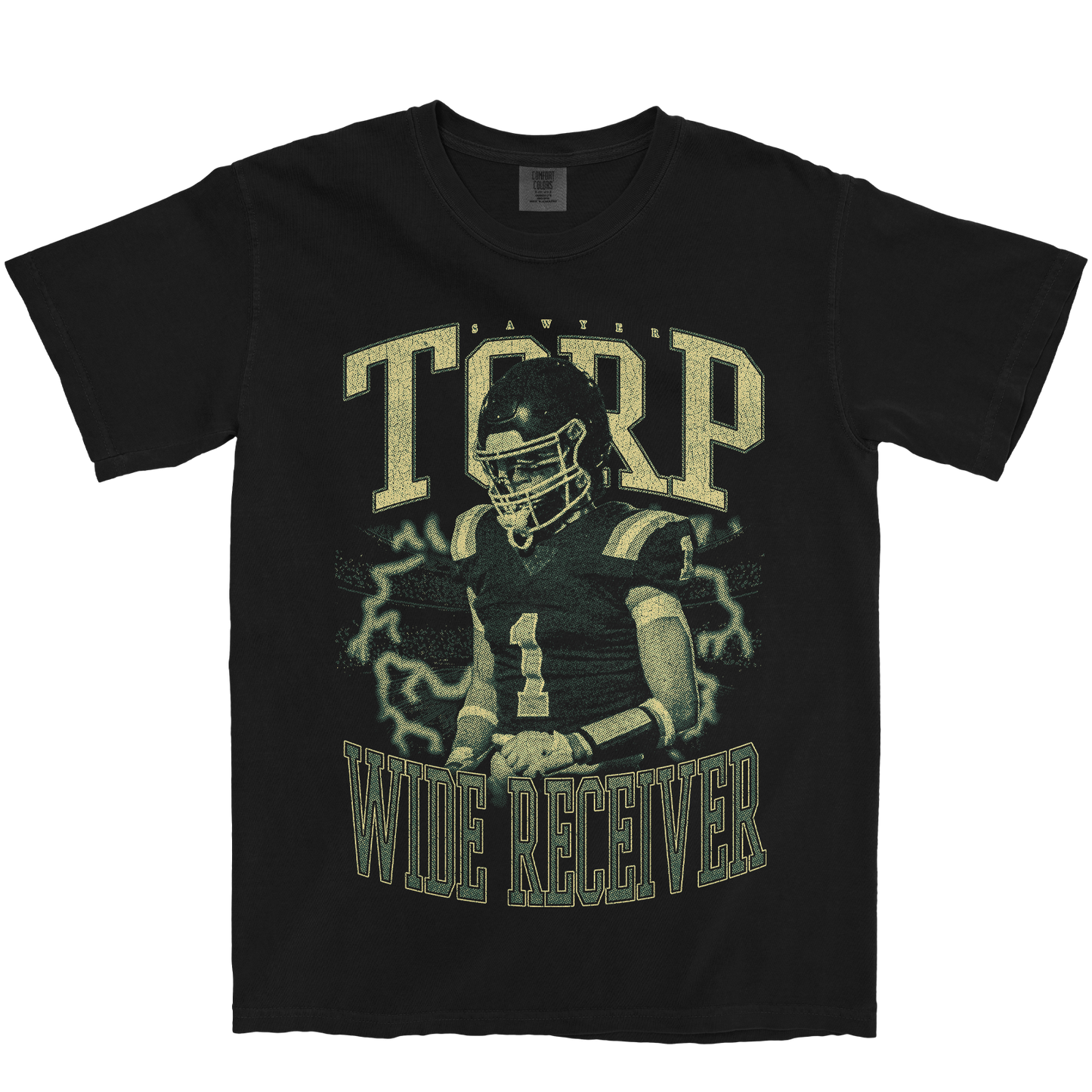 SAWYER TORP VINTAGE BLACK TEE