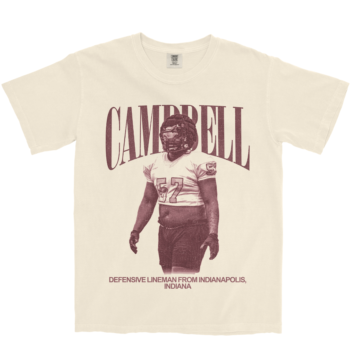 MJ CAMPBELL VINTAGE IVORY TEE
