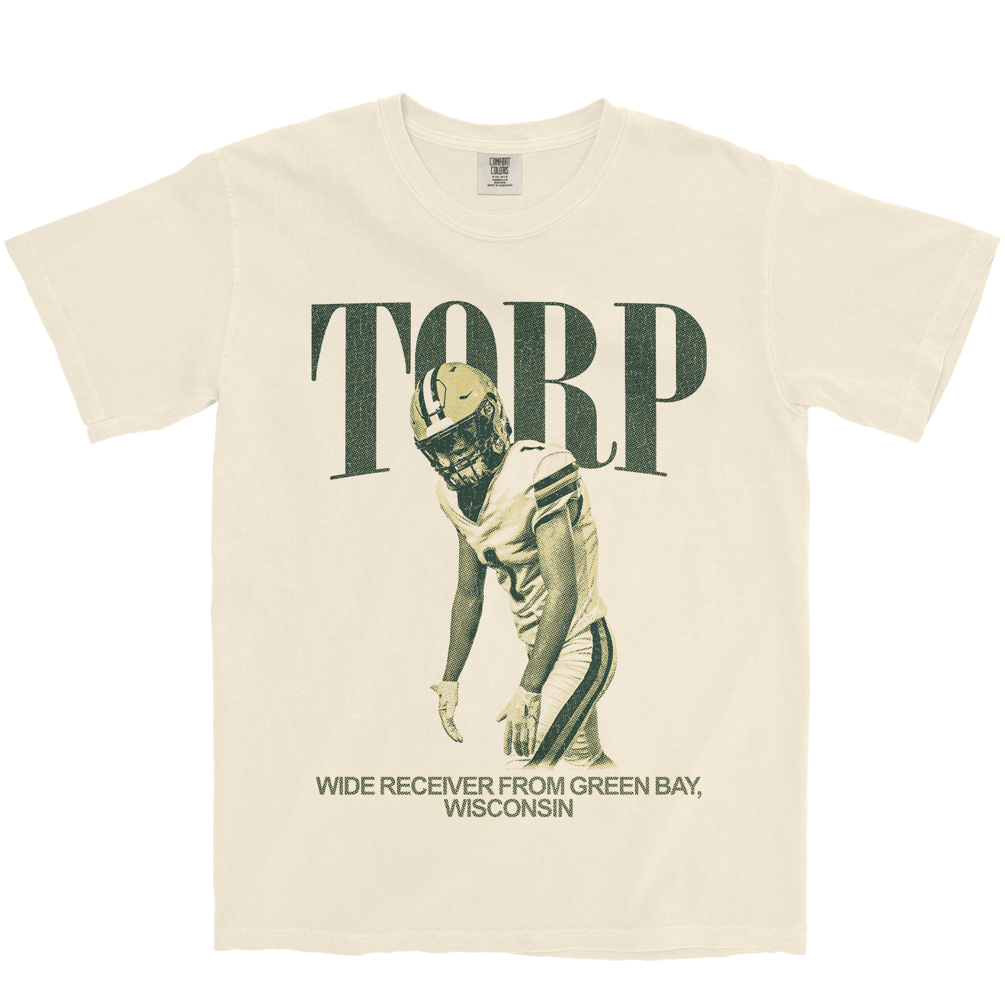 SAWYER TORP VINTAGE IVORY TEE