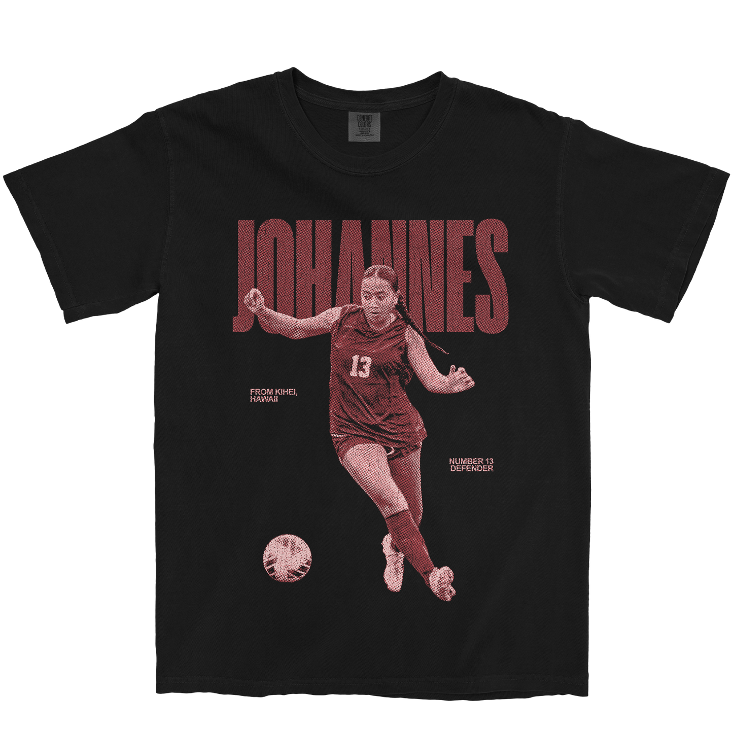 JENA JOHANNES VINTAGE BLACK TEE