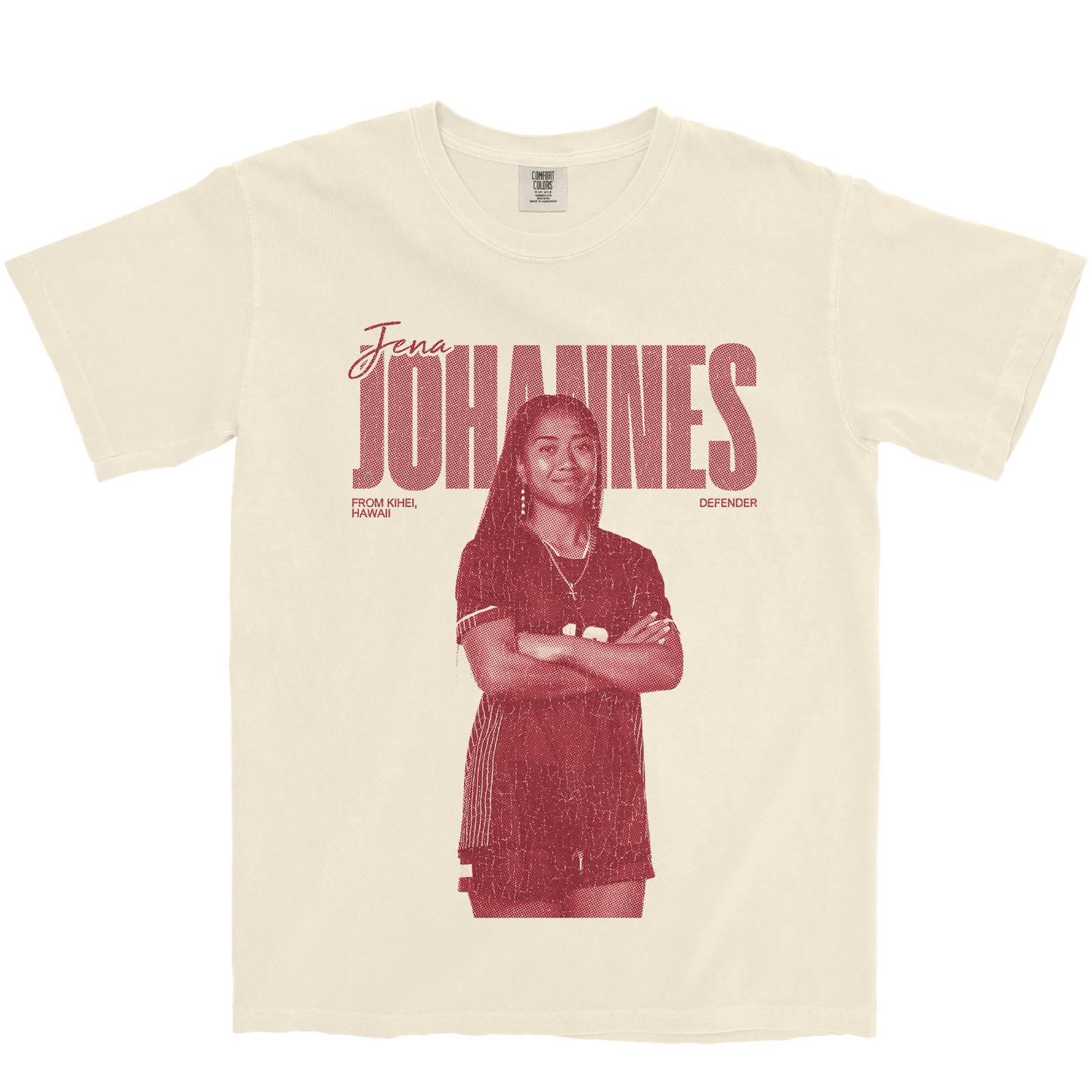 JENA JOHANNES VINTAGE IVORY TEE