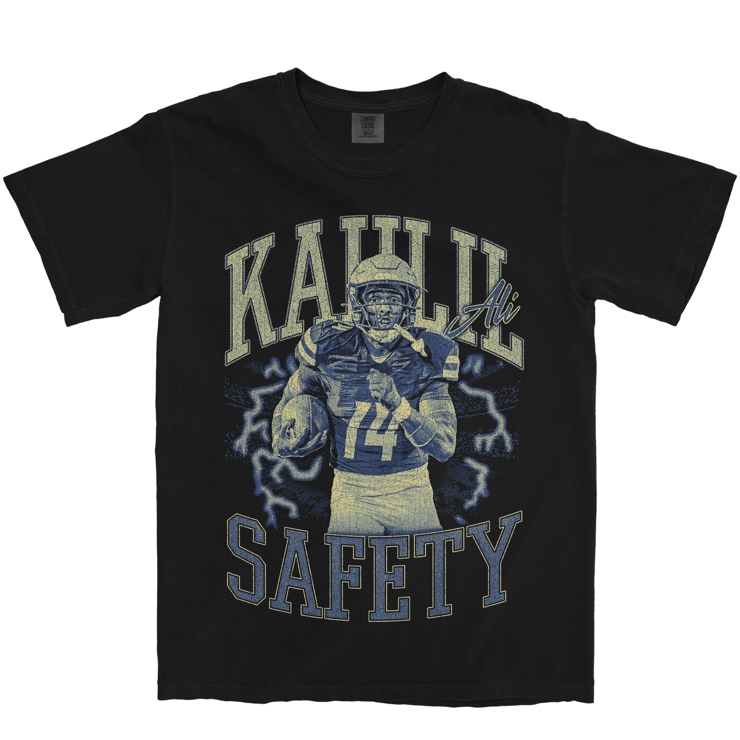 KAHLIL ALI VINTAGE BLACK TEE