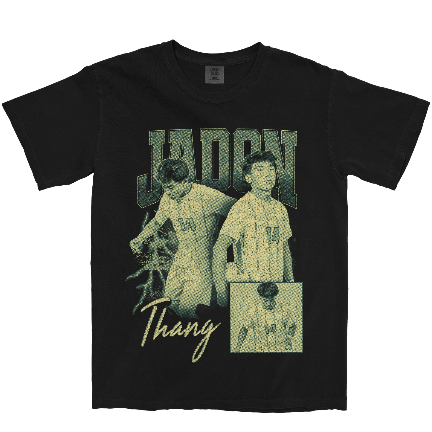 JADON THANG GRAPHIC BLACK TEE