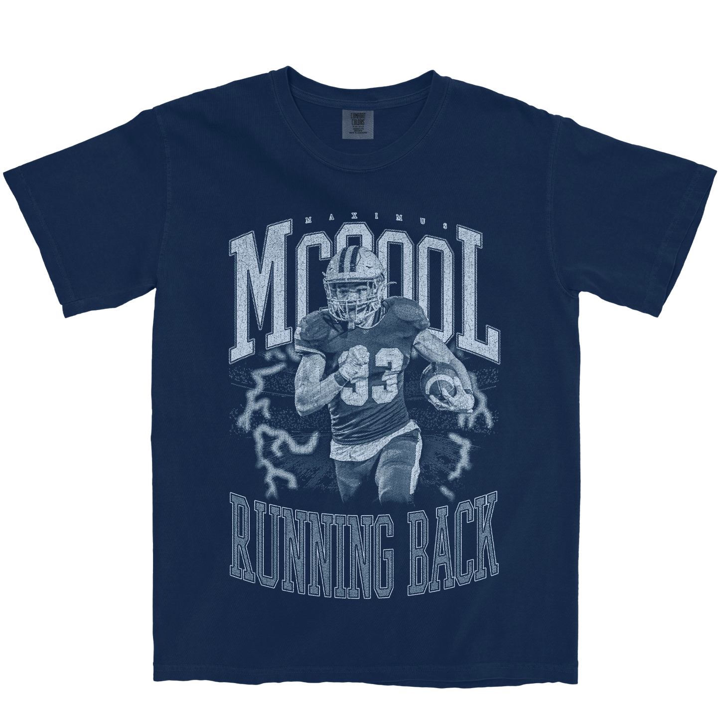 MAXIMUS MCCOOL VINTAGE NAVY TEE