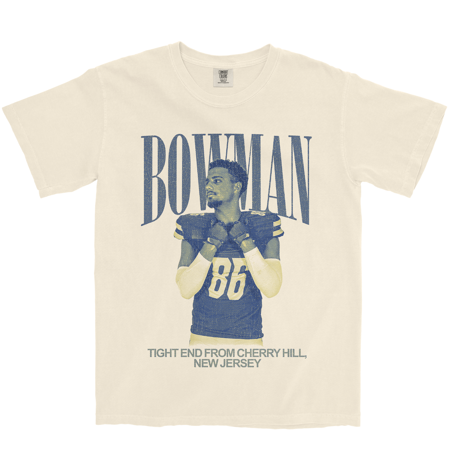 JAXSON BOWMAN VINTAGE IVORY TEE