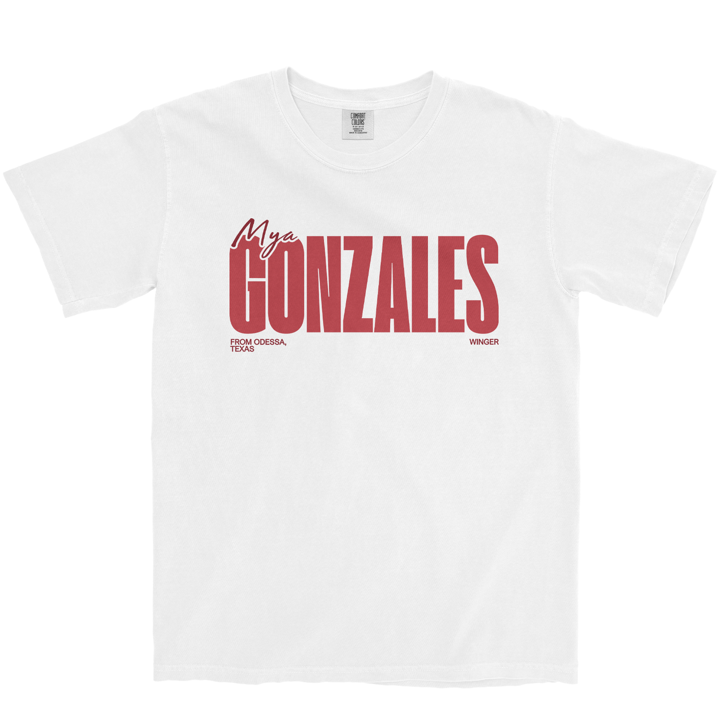 MYA GONZALES CLASSIC WHITE TEE