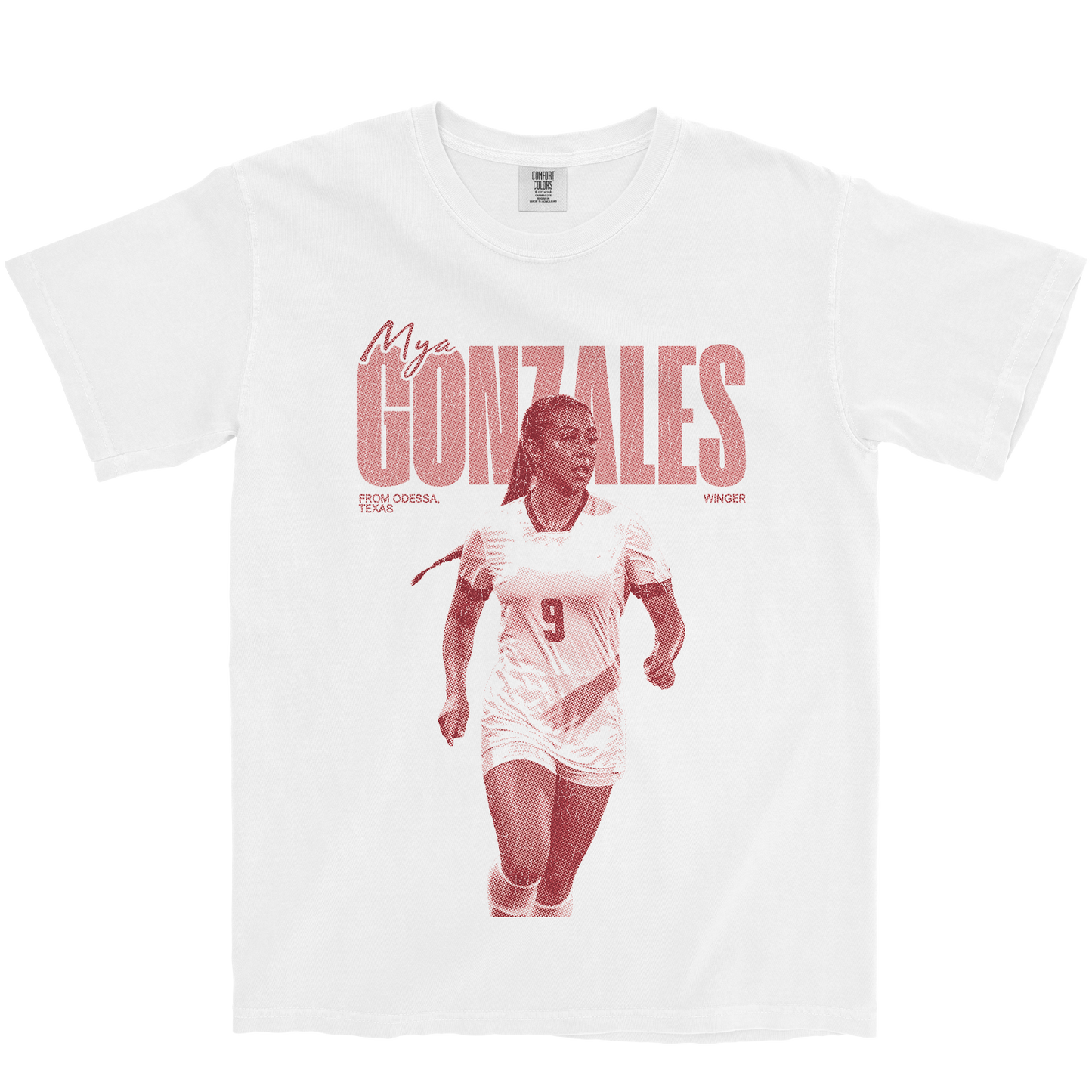 MYA GONZALES VINTAGE WHITE TEE