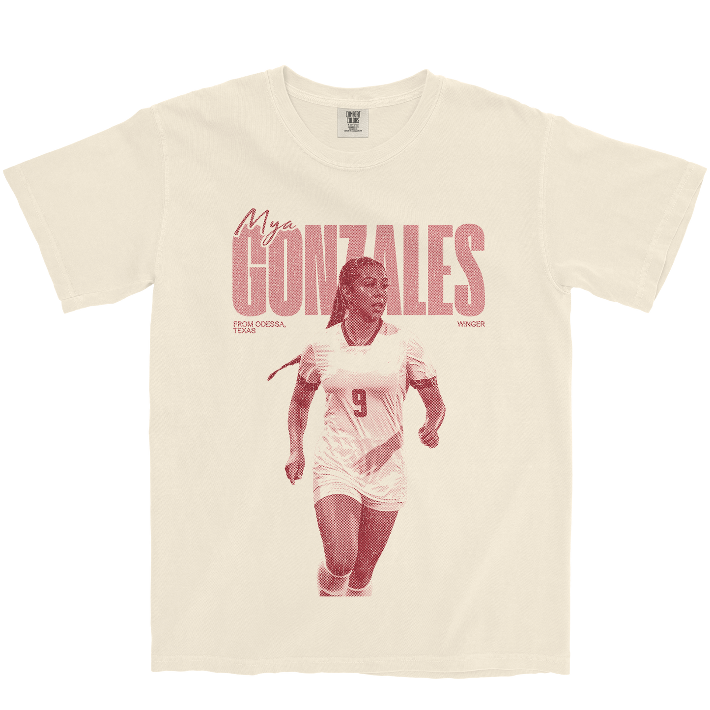 MYA GONZALES VINTAGE IVORY TEE