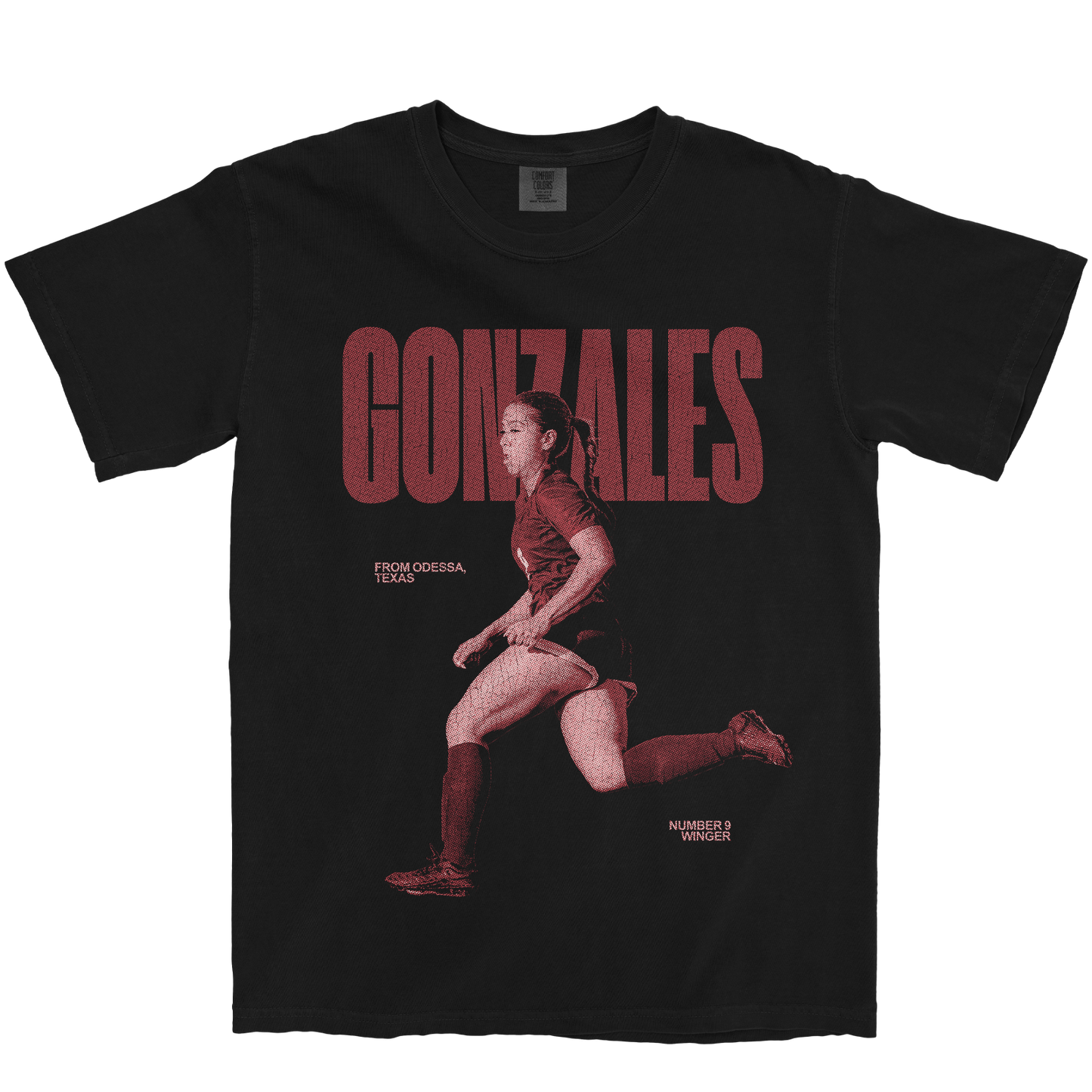 MYA GONZALES VINTAGE BLACK TEE