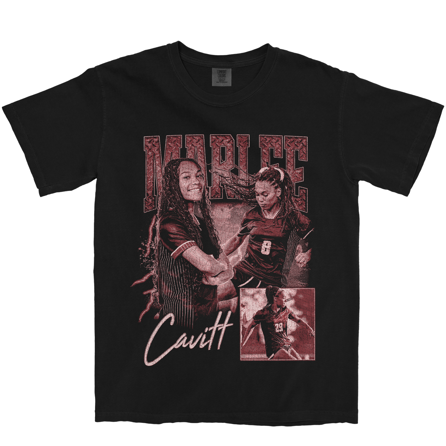 MARLEE CAVITT GRAPHIC BLACK TEE