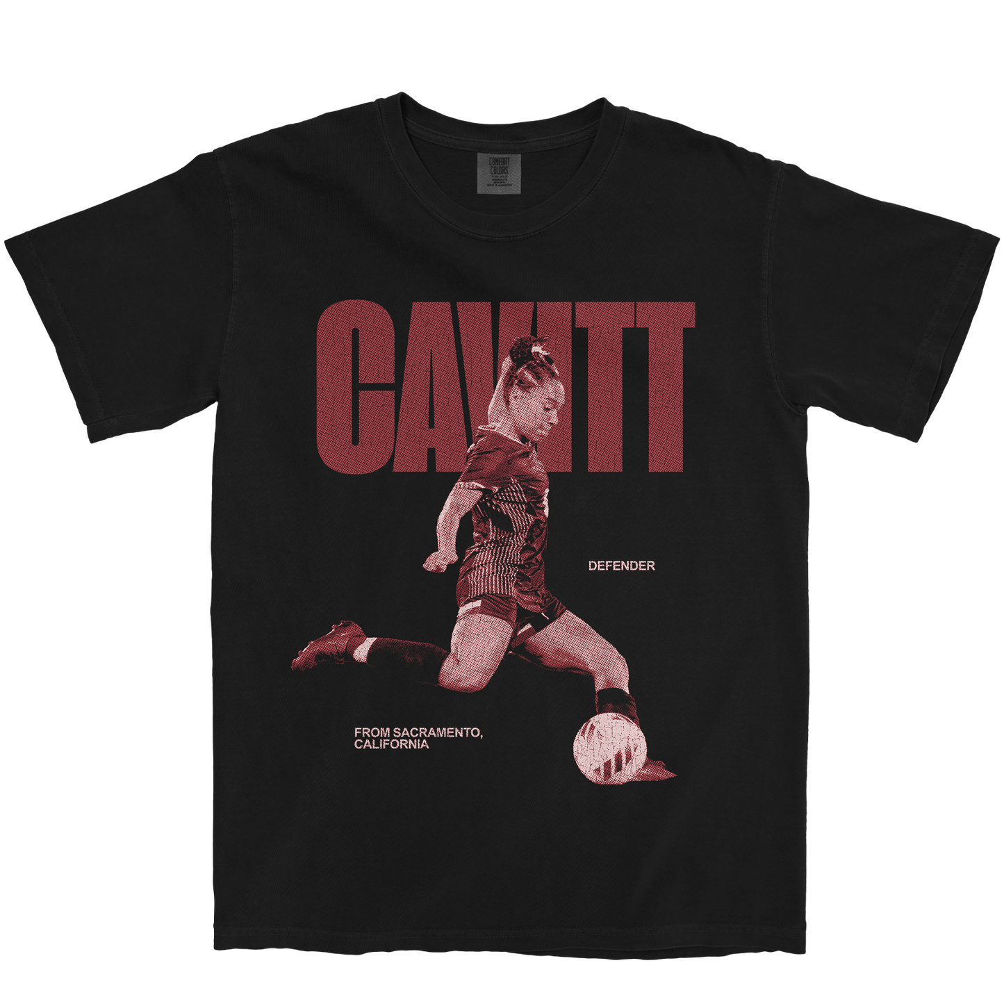 MARLEE CAVITT VINTAGE BLACK TEE