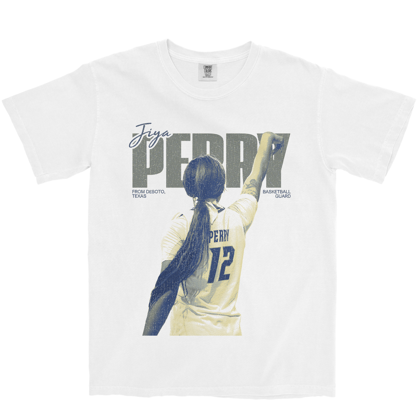 JIYA PERRY VINTAGE WHITE TEE
